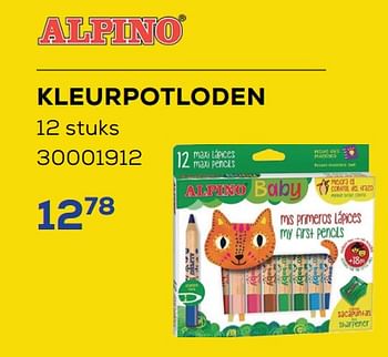 Promotions Kleurpotloden - Alpino - Valide de 01/08/2022 à 09/09/2022 chez Supra Bazar