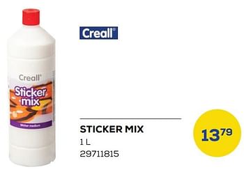Promotions Sticker mix - Creall - Valide de 01/08/2022 à 09/09/2022 chez Supra Bazar