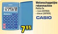 Wetenschappelijke rekenmachine-Casio