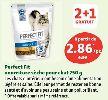 Promoties Perfect fit nourriture sèche pour chat - Perfect Fit  - Geldig van 03/08/2022 tot 10/08/2022 bij Maxi Zoo