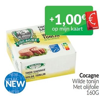 Promoties Cocagne wilde tonijn met olijfolie - Cocagne - Geldig van 01/08/2022 tot 31/08/2022 bij Intermarche
