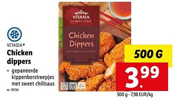 Promoties Chicken dippers - Vitasia - Geldig van 08/08/2022 tot 13/08/2022 bij Lidl