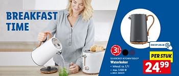 Promotions Silvercrest kitchen tools waterkoker - SilverCrest - Valide de 08/08/2022 à 13/08/2022 chez Lidl