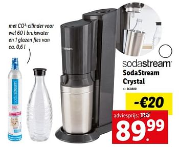 Promoties Sodastream crystal - Sodastream - Geldig van 08/08/2022 tot 13/08/2022 bij Lidl
