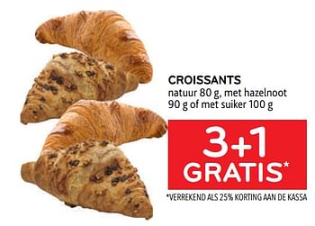 Promoties Croissants 3+1 gratis - Huismerk - Alvo - Geldig van 10/08/2022 tot 23/08/2022 bij Alvo