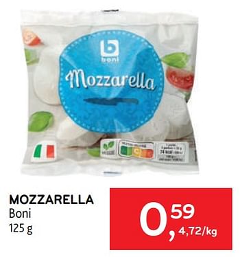 Promoties Mozzarella boni - Boni - Geldig van 10/08/2022 tot 23/08/2022 bij Alvo