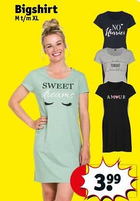 Dames outlet bigshirt kruidvat