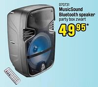 Musicsound bluetooth speaker-Huismerk - Happyland