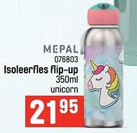 Isoleerfles flip-up-Mepal