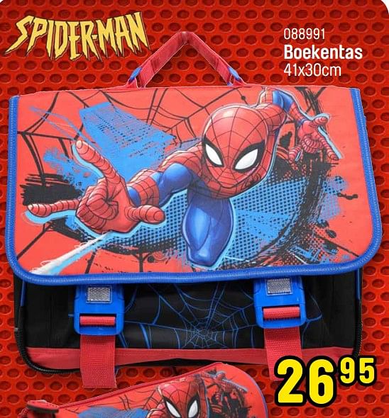 Spider man Boekentas Promotie bij Happyland