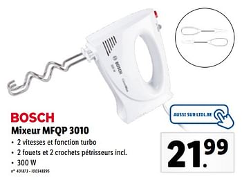 Promoties Bosch mixeur mfqp 3010 - Bosch - Geldig van 08/08/2022 tot 13/08/2022 bij Lidl