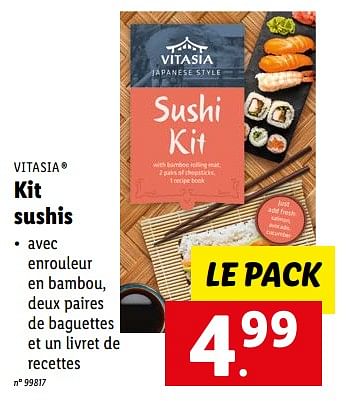 Promotions Kit sushis - Vitasia - Valide de 08/08/2022 à 13/08/2022 chez Lidl