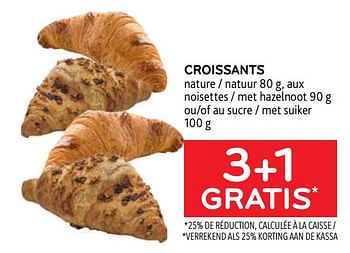 Promotions Croissants 3+1 gratis - Produit maison - Alvo - Valide de 10/08/2022 à 23/08/2022 chez Alvo