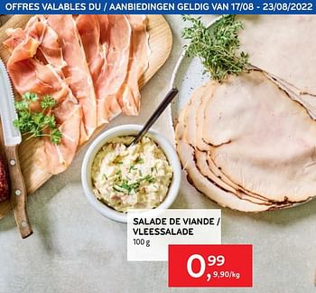 Promotions Salade de viande - Produit maison - Alvo - Valide de 17/08/2022 à 23/08/2022 chez Alvo