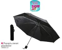 Paraplu zwart plooibaar-Huismerk - Yess