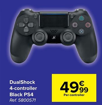 Promotions Dualshock 4-controller black ps4 - Sony - Valide de 03/08/2022 à 16/08/2022 chez Carrefour