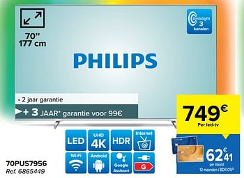 Promotions Philips 70pus7956 - Philips - Valide de 03/08/2022 à 16/08/2022 chez Carrefour