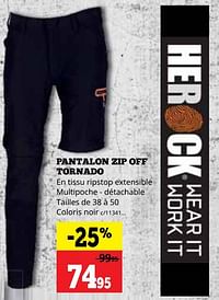 Pantalon zip off tornado-Herock