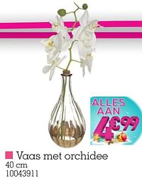 Vaas met orchidee-Huismerk - Yess