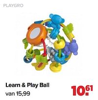 Playgro learn + play ball-Playgro