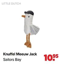 Knuffel meeuw jack sailors bay-Little Dutch