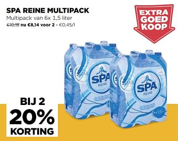 Promoties Spa reine multipack - Spa - Geldig van 03/08/2022 tot 09/08/2022 bij Jumbo