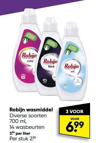 Promoties Robijn wasmiddel - Robijn - Geldig van 01/08/2022 tot 28/08/2022 bij Big Bazar