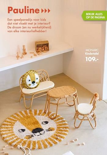 Promoties Monarc kindertafel - Huismerk - Casa - Geldig van 01/08/2022 tot 11/09/2022 bij Casa