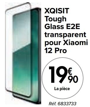 Promoties Xqisit tough glass e2e transparent pour xiaomi 12 pro - Xqisit - Geldig van 01/08/2022 tot 15/08/2022 bij Carrefour