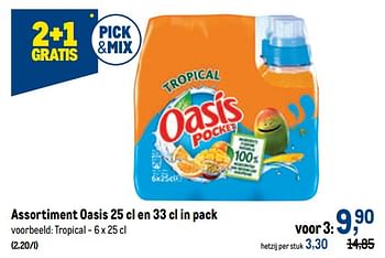 Promoties Oasis tropical - Oasis - Geldig van 10/08/2022 tot 23/08/2022 bij Makro
