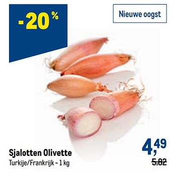 Promoties Sjalotten olivette - Huismerk - Makro - Geldig van 10/08/2022 tot 23/08/2022 bij Makro