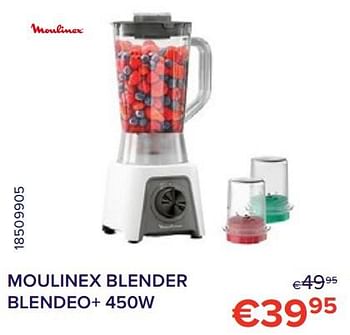 Promotions Moulinex blender blendeo+ - Moulinex - Valide de 01/08/2022 à 31/08/2022 chez Euro Shop