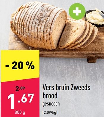 Promoties Vers bruin zweeds brood - Huismerk - Aldi - Geldig van 08/08/2022 tot 13/08/2022 bij Aldi