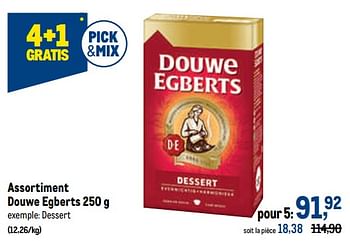 Promoties Douwe egberts dessert - Douwe Egberts - Geldig van 10/08/2022 tot 23/08/2022 bij Makro