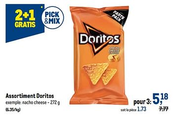 Promotions Doritos nacho cheese - Doritos - Valide de 10/08/2022 à 23/08/2022 chez Makro