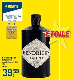 Hendrick`s gin