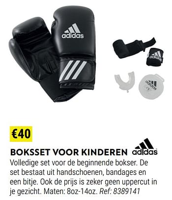 Promoties Boksset voor kinderen - Adidas - Geldig van 17/08/2022 tot 11/09/2022 bij Decathlon