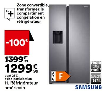 Samsung Réfrigérateur américain samsung rs68a8820s9-ef - En