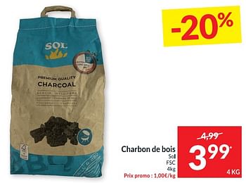 Promotions Charbon de bois sol fsc - Produit maison - Intermarche - Valide de 09/08/2022 à 15/08/2022 chez Intermarche
