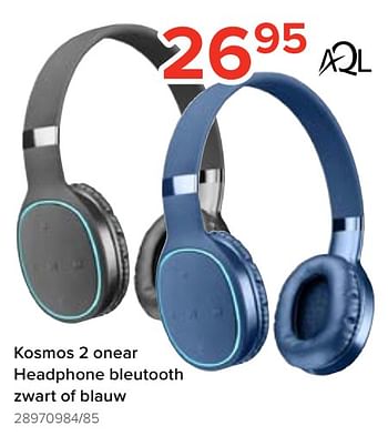 Promoties Kosmos 2 onear headphone bleutooth - AQL - Geldig van 06/08/2022 tot 11/09/2022 bij Euro Shop