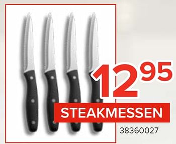 Promoties Steakmessen - Huismerk - Euroshop - Geldig van 06/08/2022 tot 11/09/2022 bij Euro Shop