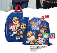 Gym bag paw patrol rescue squad-PAW  PATROL