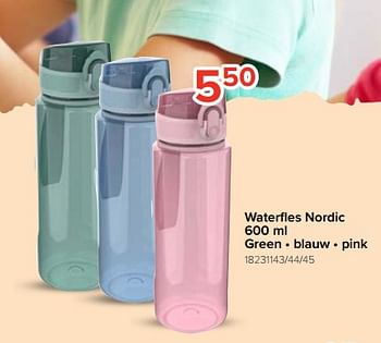 Promoties Waterfles nordic - Huismerk - Euroshop - Geldig van 06/08/2022 tot 11/09/2022 bij Euro Shop