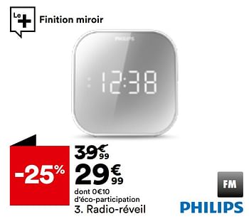 Promotions Radio-réveil philips tar4406 - Philips - Valide de 02/08/2022 à 29/08/2022 chez But