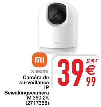 Promotions Xiaomi caméra de surveillance ip bewakingscamera mi360 2k - Xiaomi - Valide de 09/08/2022 à 22/08/2022 chez Cora