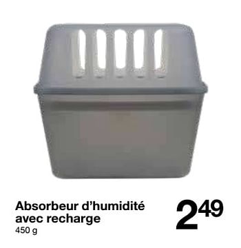 Promotions Absorbeur d’humidité avec recharge - Produit maison - Zeeman  - Valide de 06/08/2022 à 12/08/2022 chez Zeeman