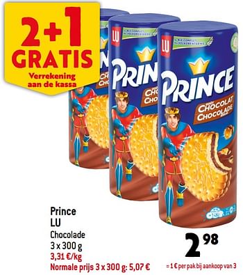 Promotions Prince lu - Lu - Valide de 10/08/2022 à 16/08/2022 chez Smatch
