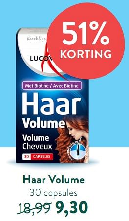 Promotions Haar volume - Lucovitaal - Valide de 08/08/2022 à 04/09/2022 chez Holland & Barret