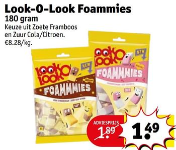 Promoties Look-o-look foammies - Look-O-Look - Geldig van 09/08/2022 tot 21/08/2022 bij Kruidvat