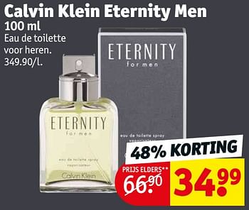 Promotions Calvin klein eternity men edt - Calvin Klein - Valide de 09/08/2022 à 21/08/2022 chez Kruidvat